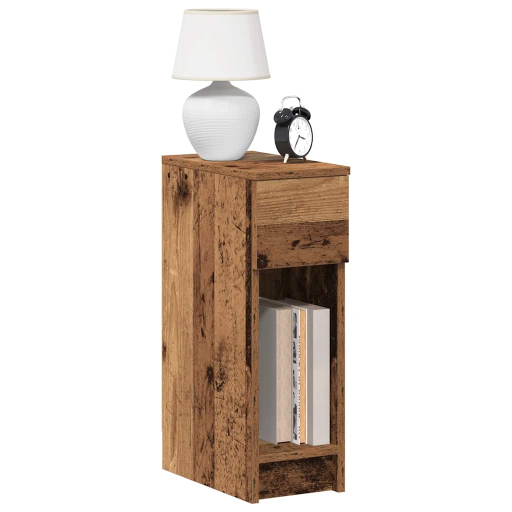 vidaXL Nachtkastjes 2 st met lade 20x36x60 cm artisanaal eikenkleurig - Aashly