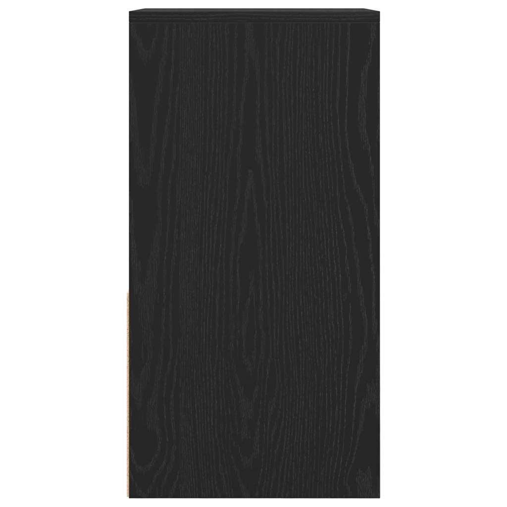vidaXL Nachtkastje met lade 35x34x66,5 cm oud houtkleurig - Aashly