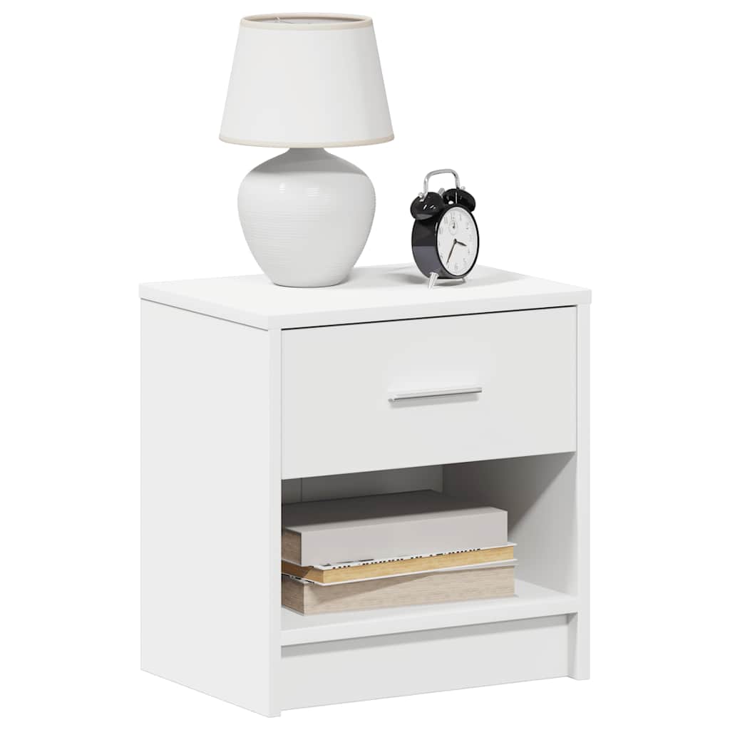 vidaXL Nachtkastje met lade 39x28x41 cm artisanaal eikenkleurig - Aashly
