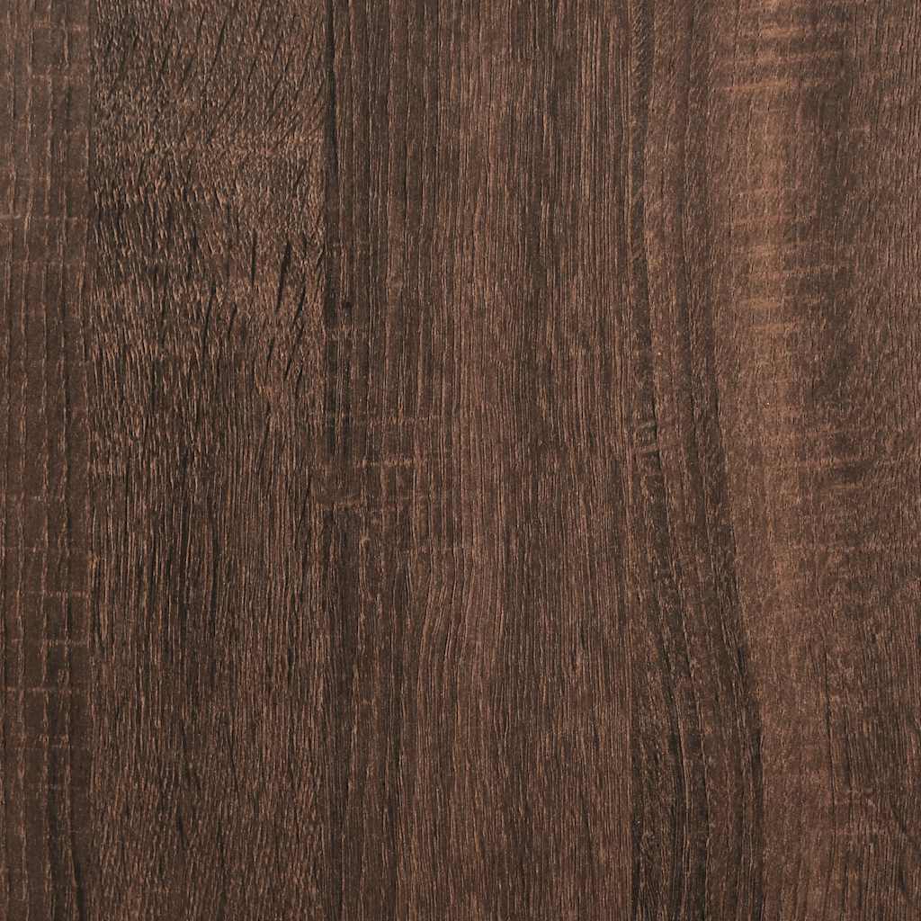 vidaXL Nachtkastje met lade 39x28x41 cm artisanaal eikenkleurig - Aashly