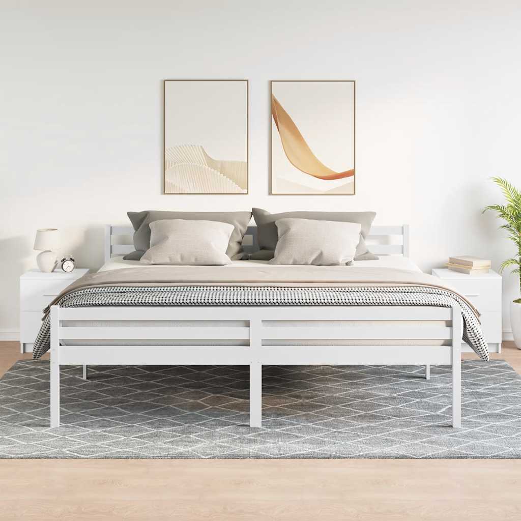 vidaXL Nachtkastjes 2 st met 2 lades 40x36x50 cm betongrijs - Aashly