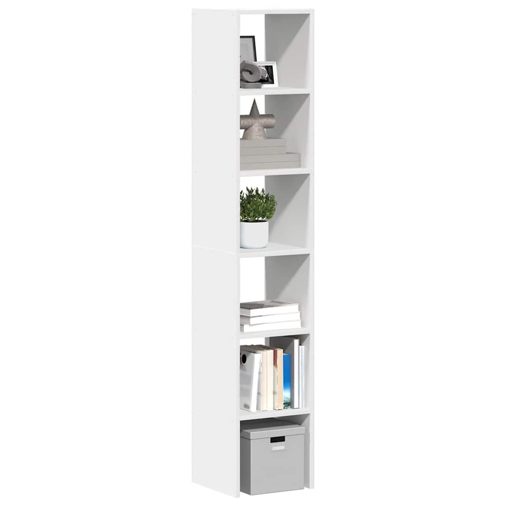 vidaXL Boekenkasten 2st stapelbaar 30x30x80cm bewerkt hout bruin eiken - Aashly