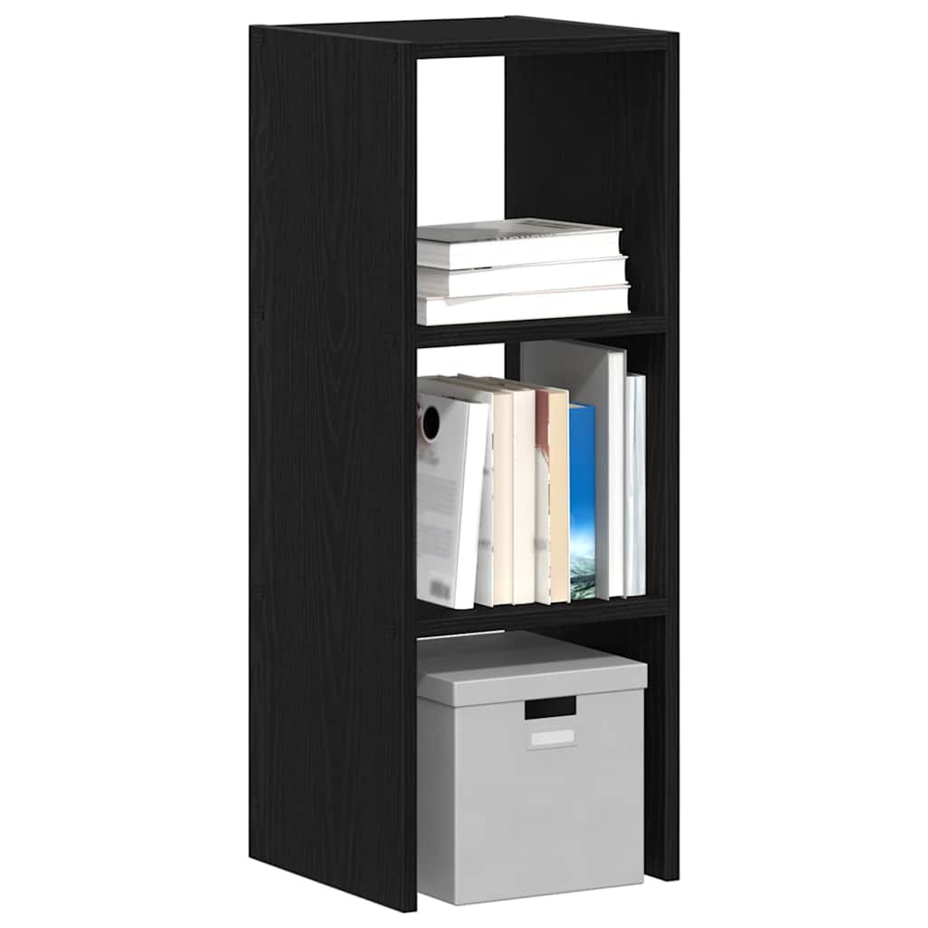 vidaXL Boekenkasten 2st stapelbaar 30x30x80cm bewerkt hout bruin eiken - Aashly