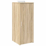 vidaXL Opbergkast 40x45x103,5 cm bewerkt hout grijs sonoma eikenkleur - Aashly