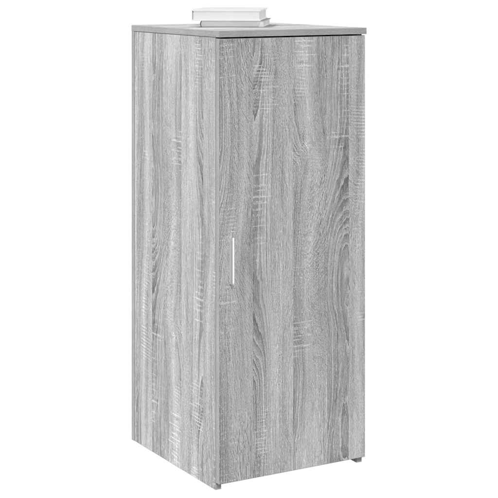 vidaXL Opbergkast 40x45x103,5 cm bewerkt hout grijs sonoma eikenkleur - Aashly
