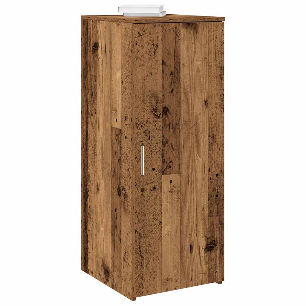 vidaXL Opbergkast 40x45x103,5 cm bewerkt hout grijs sonoma eikenkleur - Aashly