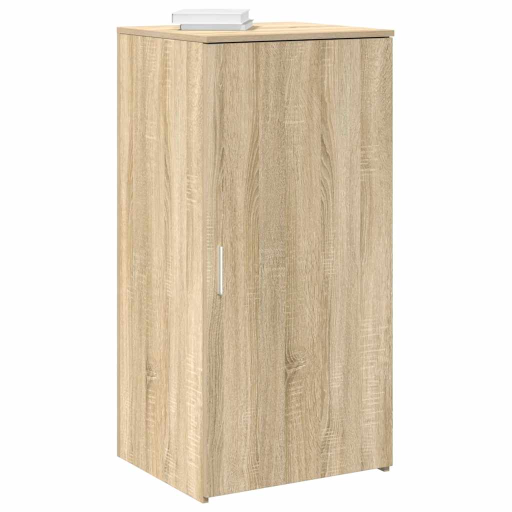 vidaXL Opbergkast 40x45x103,5 cm bewerkt hout grijs sonoma eikenkleur - Aashly