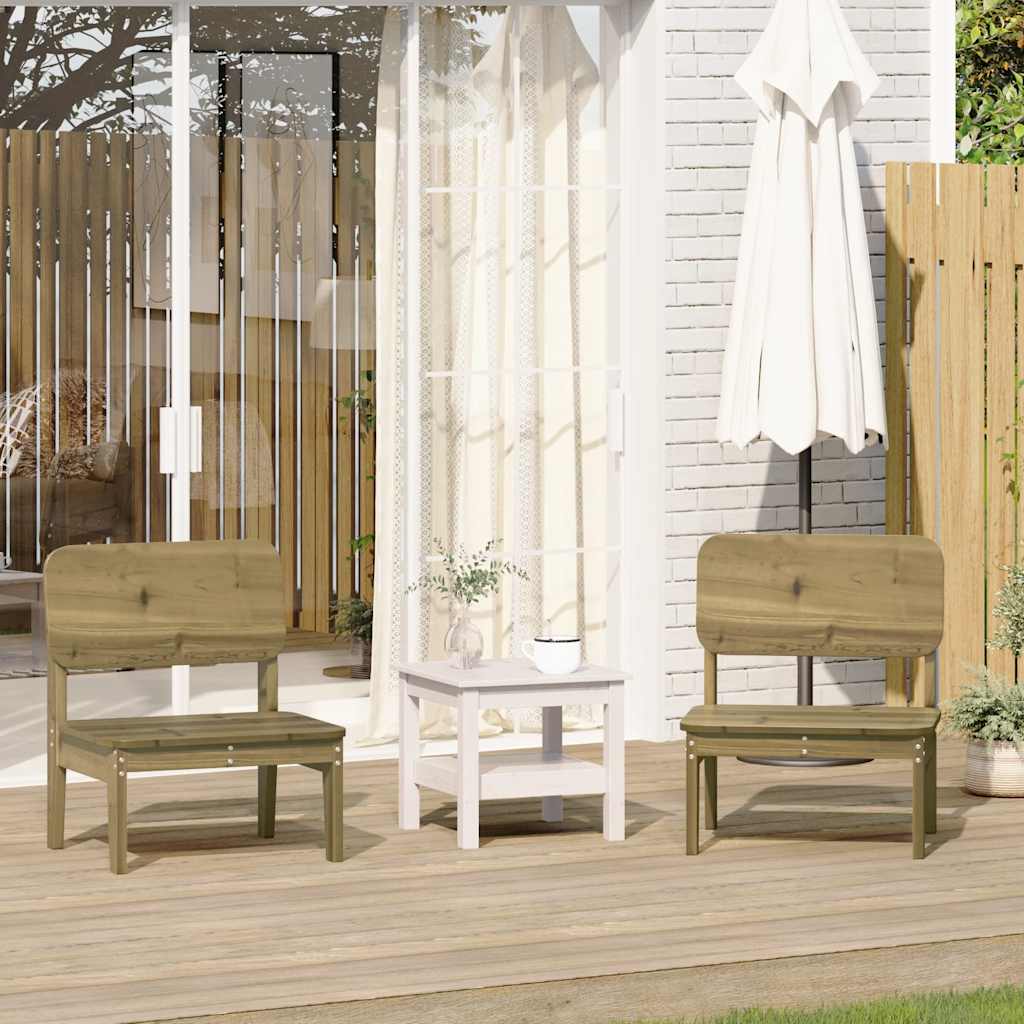 vidaXL Tuinstoel 60x52,5x72 cm geïmpregneerd grenenhout - Aashly