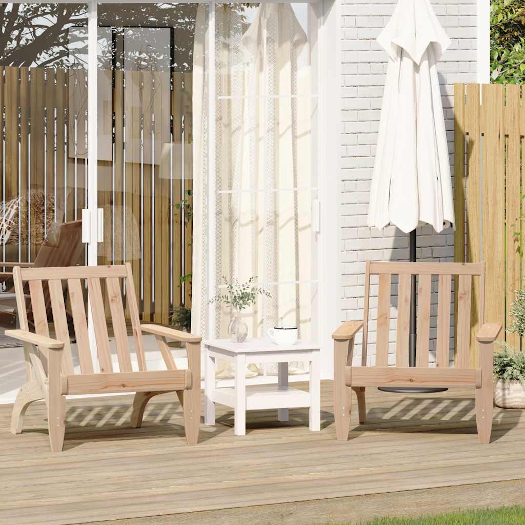 vidaXL Tuinstoelen Adirondack 2 st 75x77x77 cm massief douglashout - Aashly