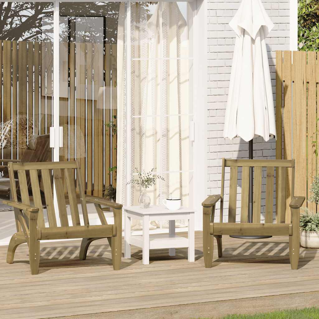 vidaXL Tuinstoelen Adirondack 2 st 75x77x77 cm massief douglashout - Aashly