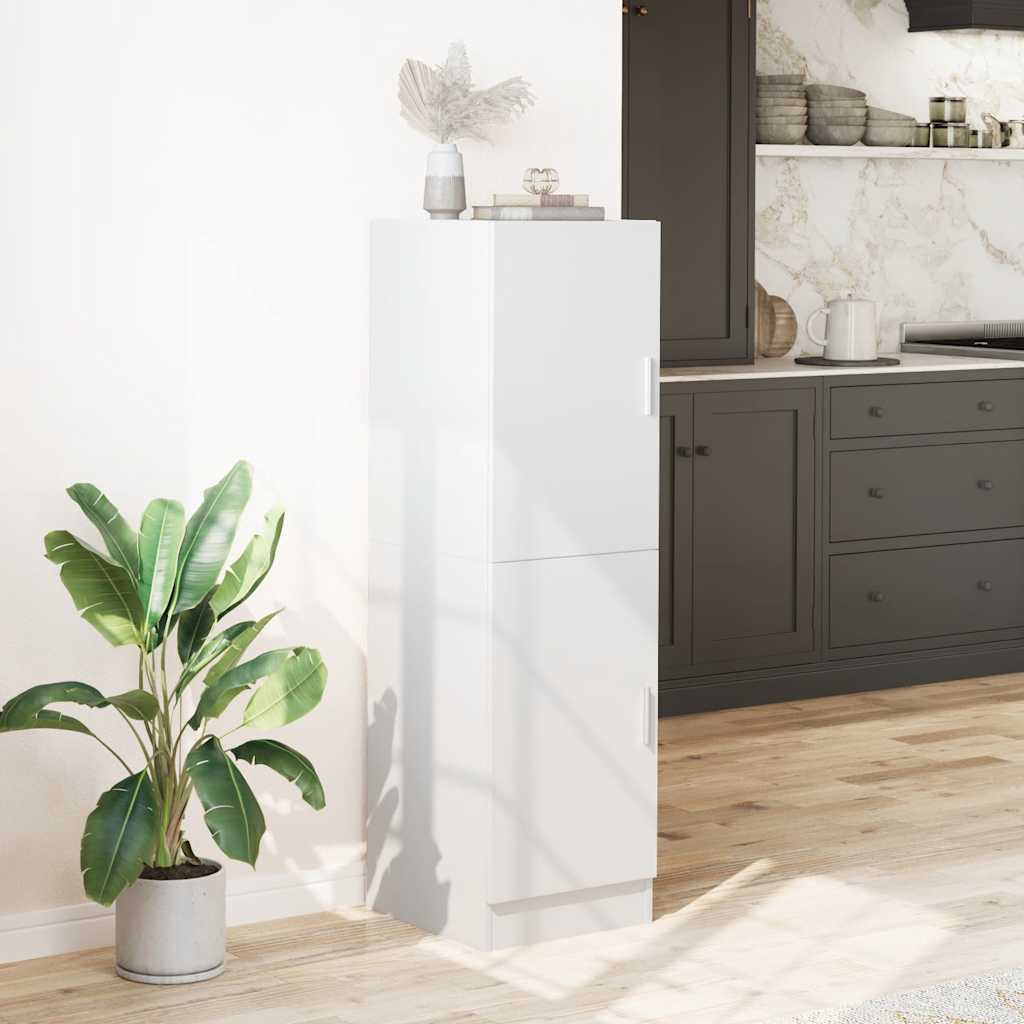 vidaXL Keukenkast 38x41,5x131,5 cm bewerkt hout gerookt eikenkleurig - Aashly