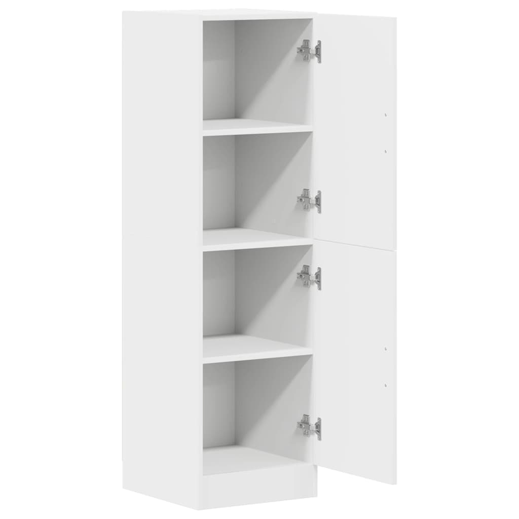 vidaXL Keukenkast 38x41,5x131,5 cm bewerkt hout gerookt eikenkleurig - Aashly