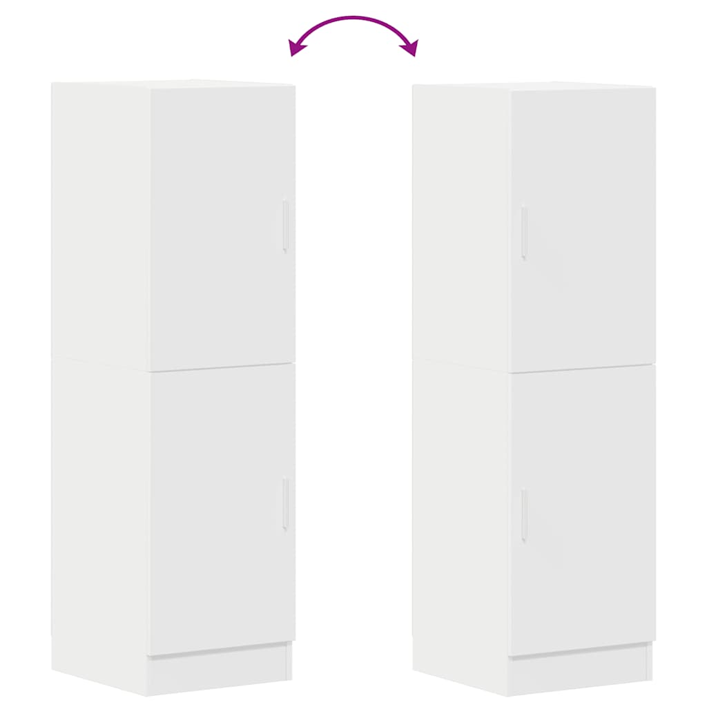 vidaXL Keukenkast 38x41,5x131,5 cm bewerkt hout gerookt eikenkleurig - Aashly