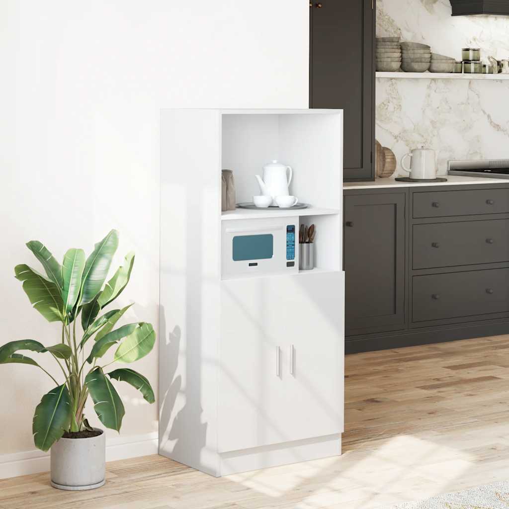 vidaXL Keukenkast 57x41,5x131,5 cm bewerkt hout sonoma eikenkleurig - Aashly