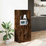 vidaXL Keukenkast 57x41,5x131,5 cm bewerkt hout sonoma eikenkleurig - Aashly