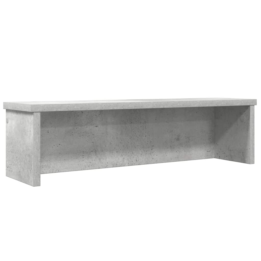 vidaXL Keukenrek stapelbaar 50x15x16 cm bewerkt hout betongrijs - Aashly