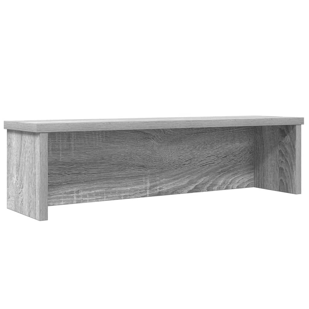 vidaXL Keukenrek stapelbaar 50x15x16 cm bewerkt hout betongrijs - Aashly