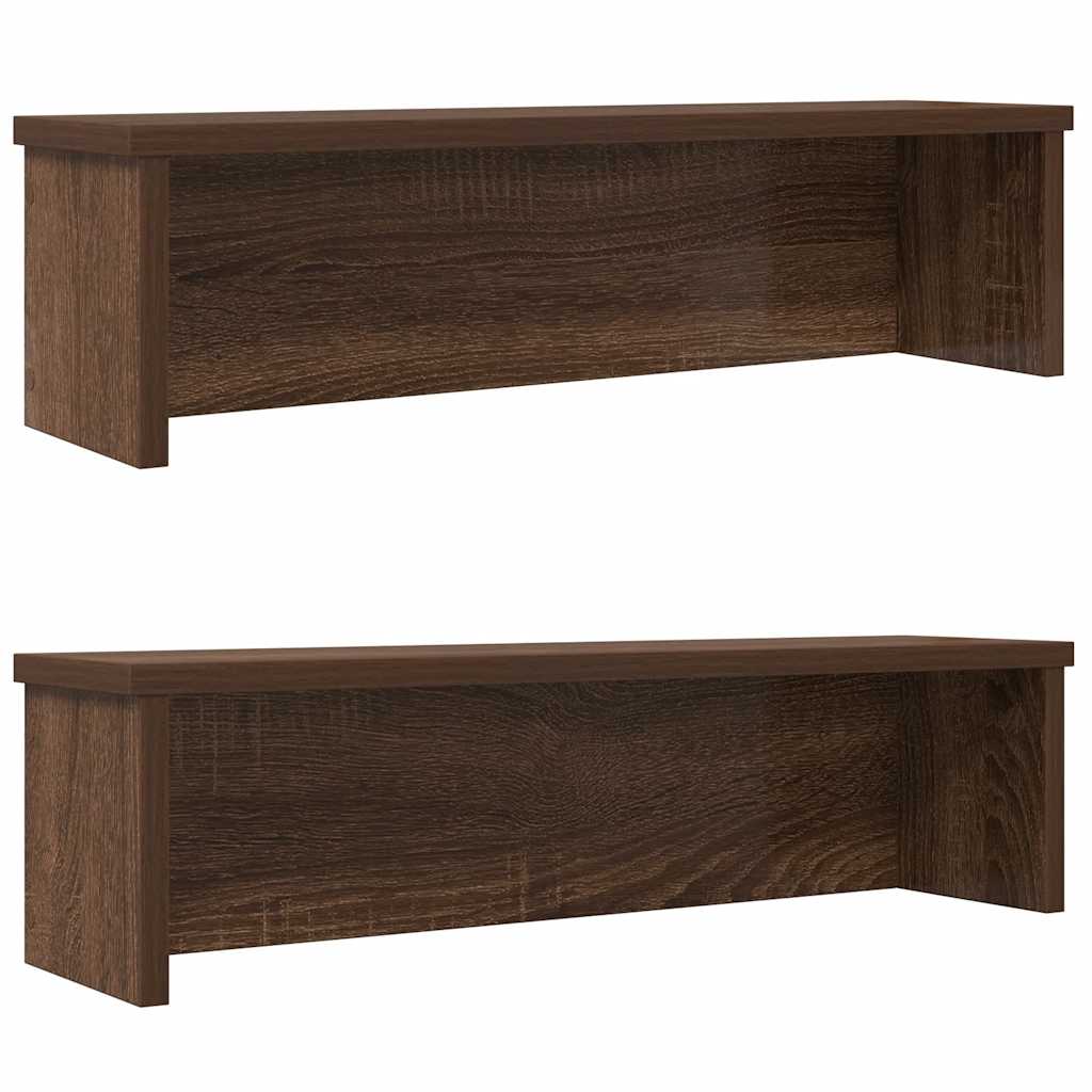 vidaXL Keukenrek stapelbaar 50x15x16 cm bewerkt hout betongrijs - Aashly