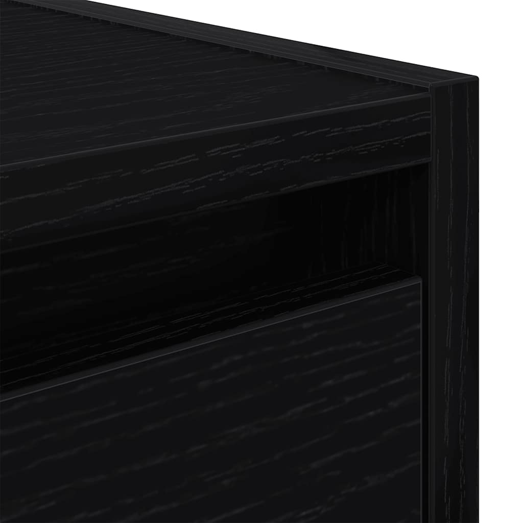 vidaXL Nachtkastjes 2 st wandgemonteerd 38x34x40 cm betongrijs - Aashly