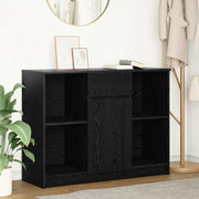 vidaXL Dressoir met lade 101x35x76 cm spaanplaat betongrijs - Aashly