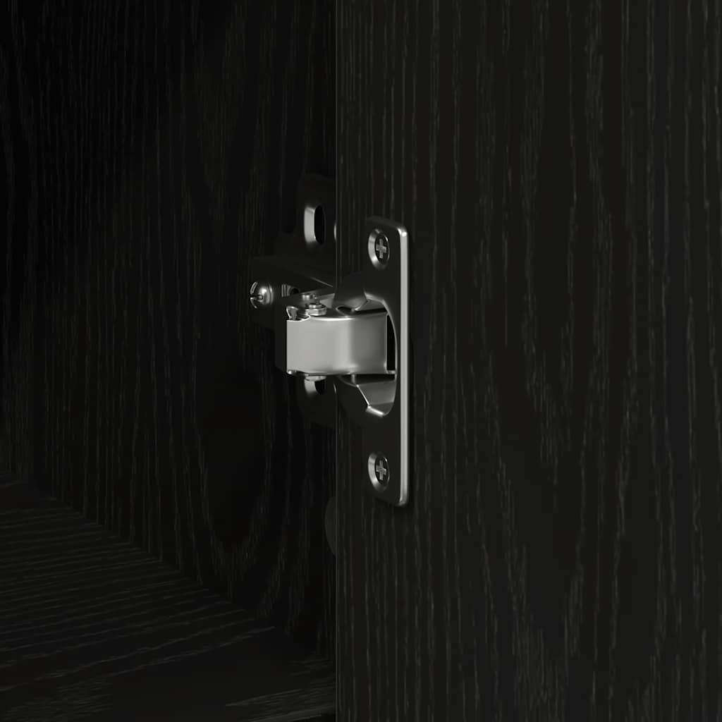 vidaXL Dressoir met lade 101x35x76 cm spaanplaat betongrijs - Aashly