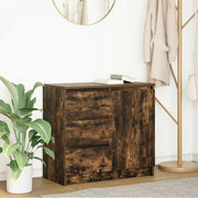 vidaXL Dressoir met lade 71x35x65 cm spaanplaat wit - Aashly