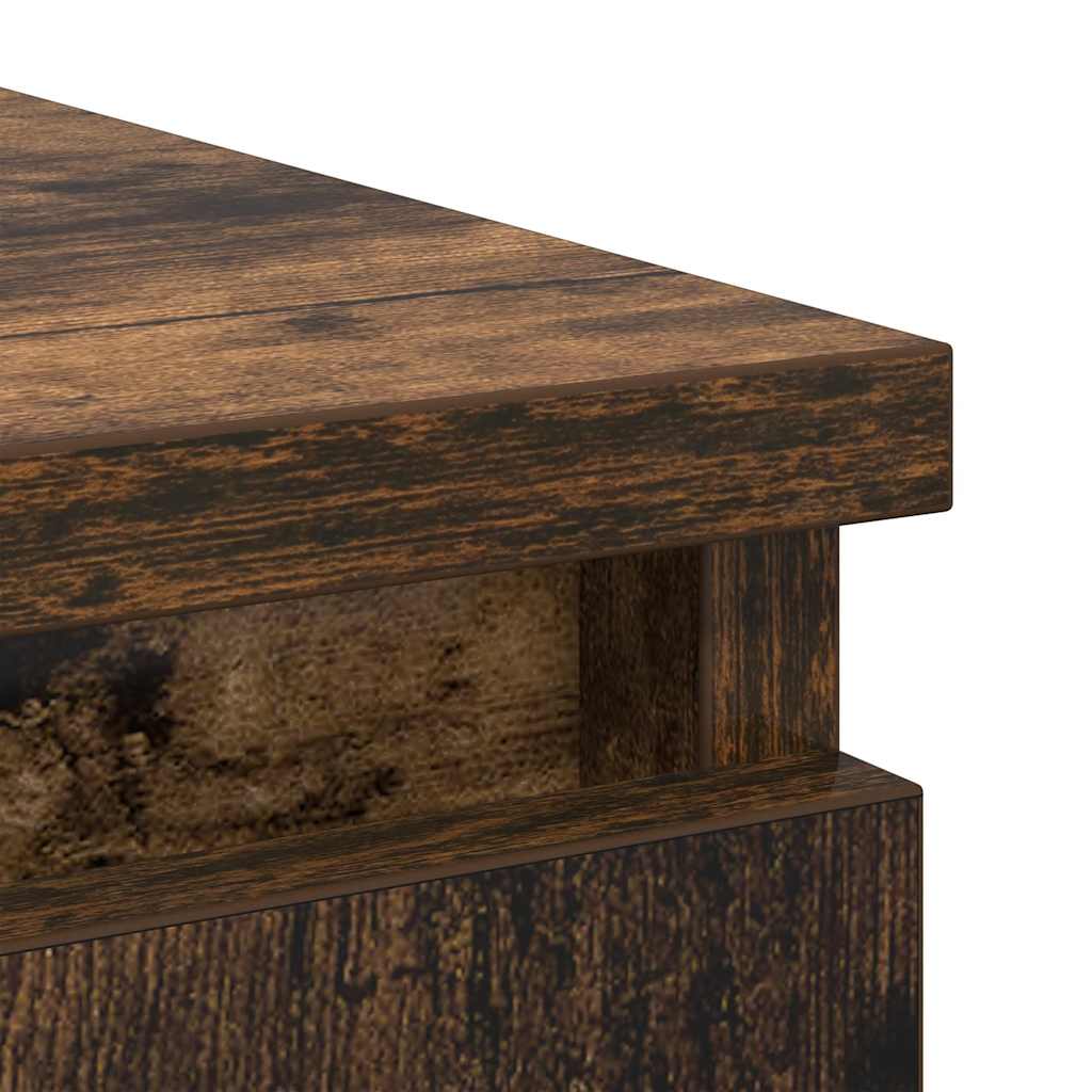 vidaXL Dressoir met lade 71x35x65 cm spaanplaat wit - Aashly