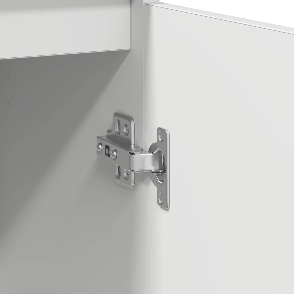 vidaXL Dressoir met lade 71x35x84 cm spaanplaat betongrijs - Aashly