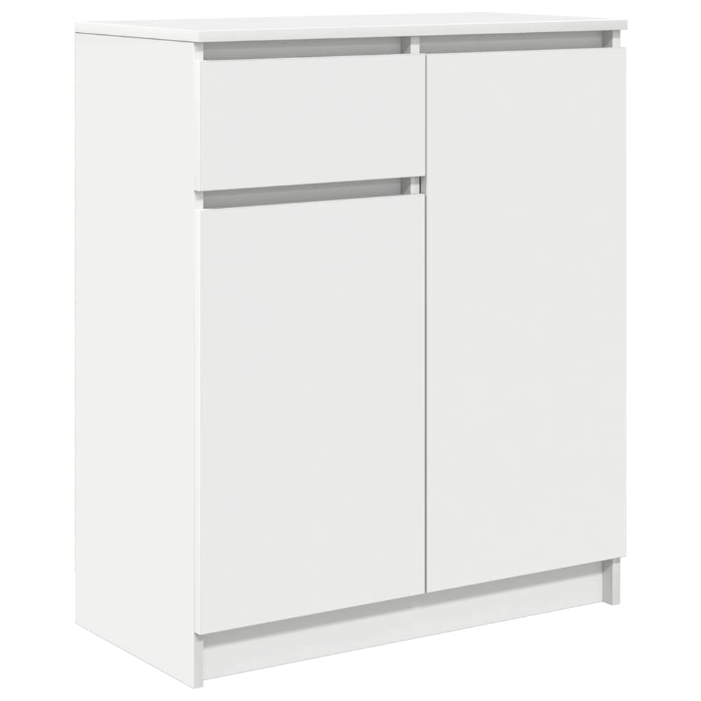 vidaXL Dressoir met lade 71x35x84 cm spaanplaat betongrijs - Aashly