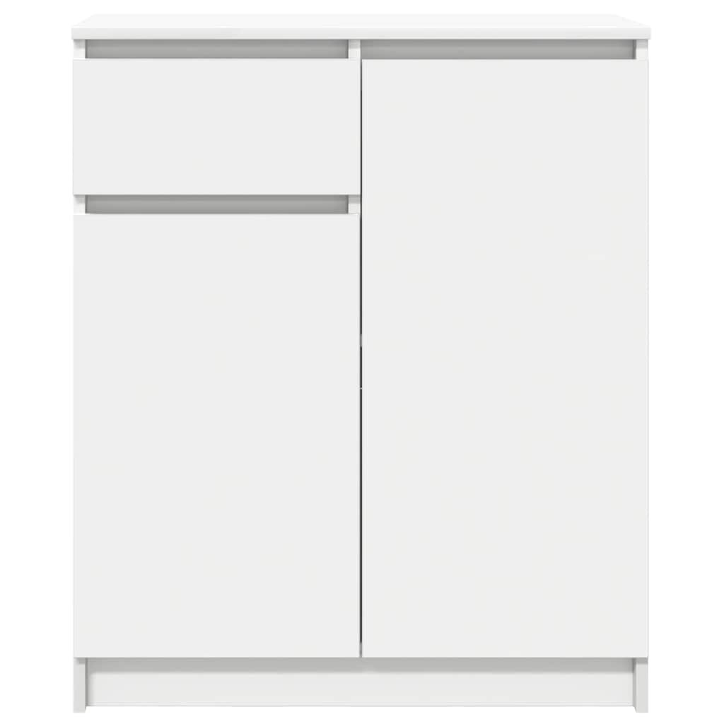 vidaXL Dressoir met lade 71x35x84 cm spaanplaat betongrijs - Aashly