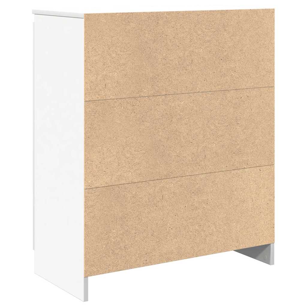 vidaXL Dressoir met lade 71x35x84 cm spaanplaat betongrijs - Aashly