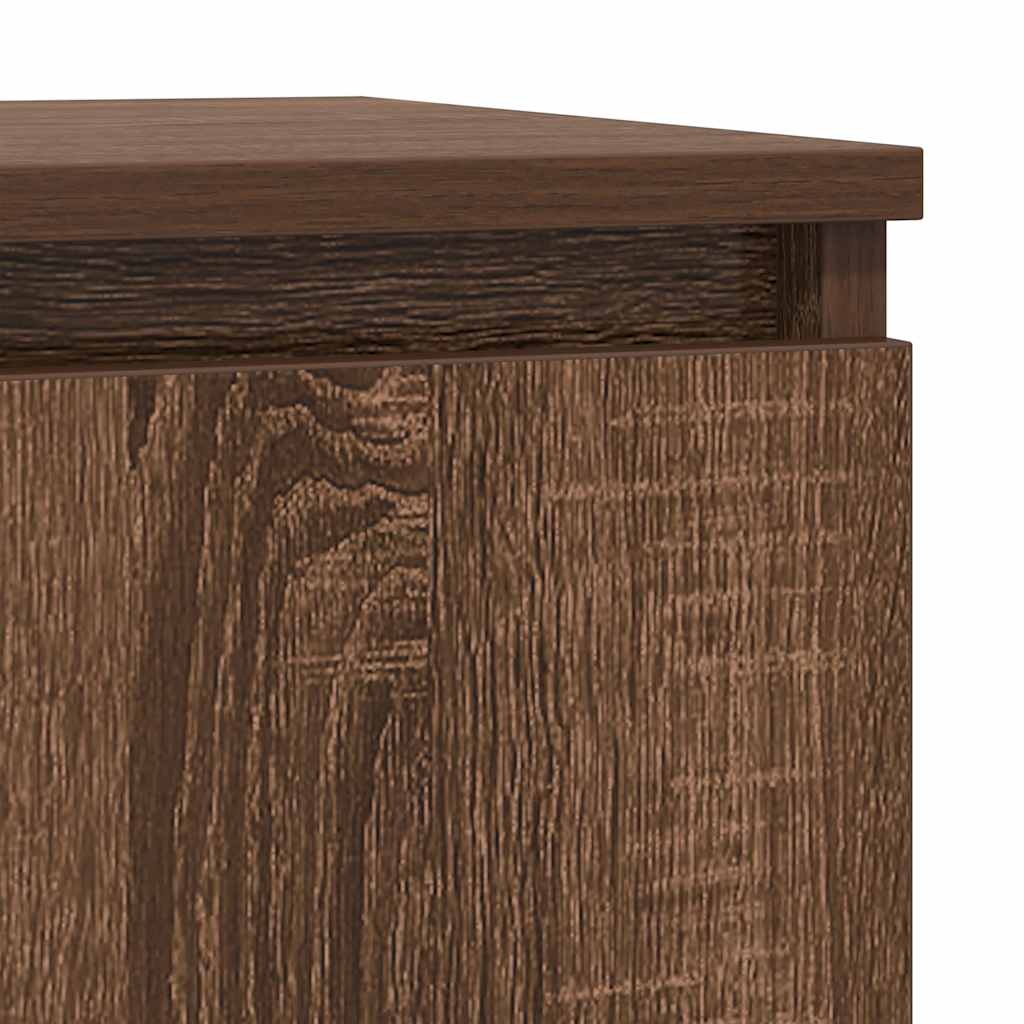 vidaXL Dressoir met lade 71x35x65 cm spaanplaat sonoma eikenkleurig - Aashly