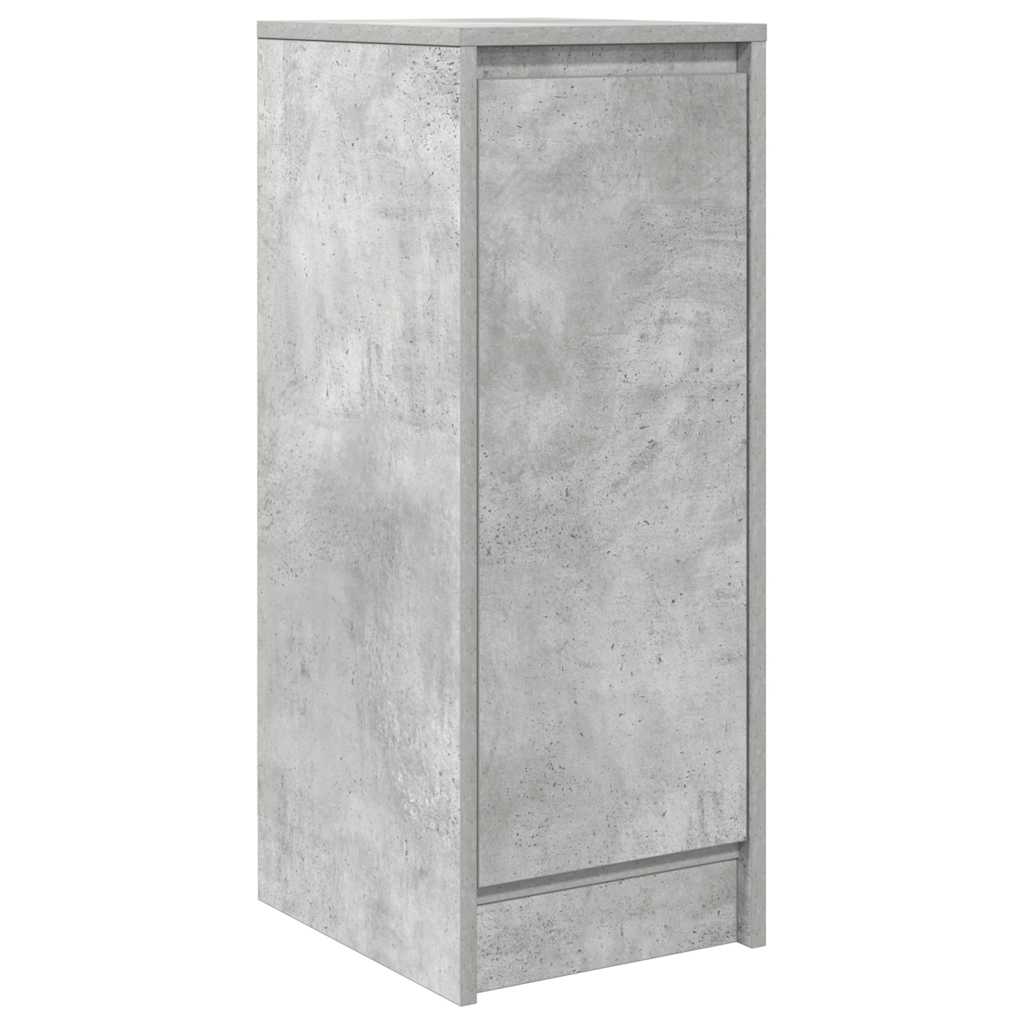 vidaXL Dressoir 29,5x34x76 cm bewerkt hout sonoma eikenkleurig - Aashly