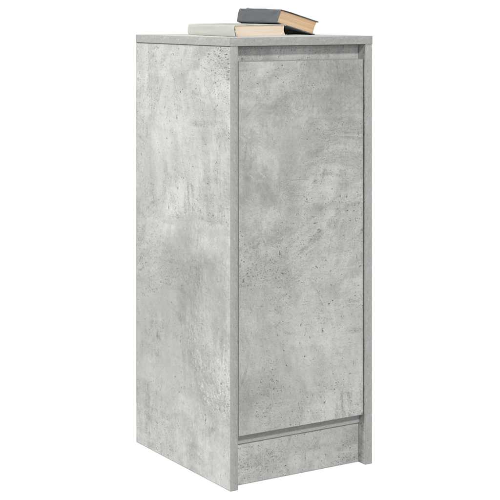 vidaXL Dressoir 29,5x34x76 cm bewerkt hout sonoma eikenkleurig - Aashly
