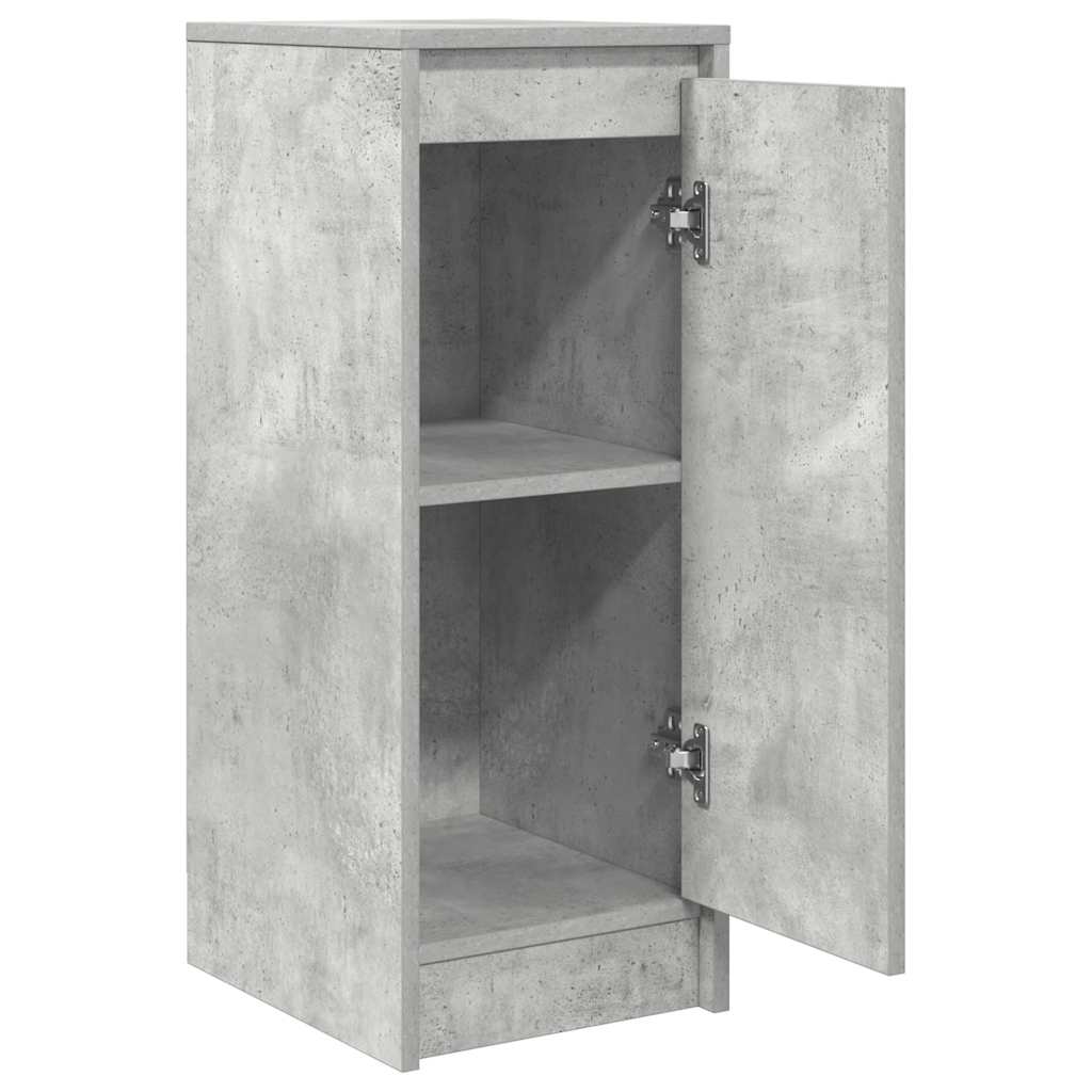 vidaXL Dressoir 29,5x34x76 cm bewerkt hout sonoma eikenkleurig - Aashly