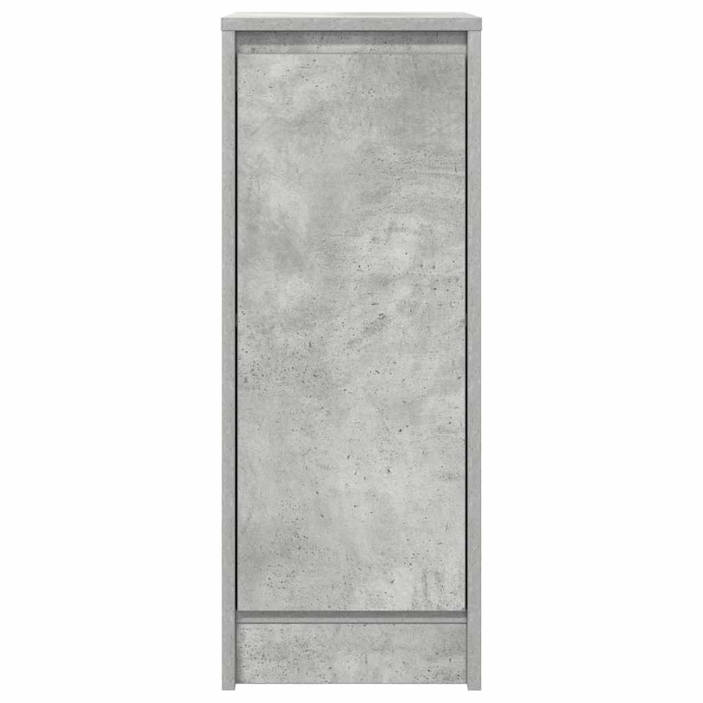 vidaXL Dressoir 29,5x34x76 cm bewerkt hout sonoma eikenkleurig - Aashly