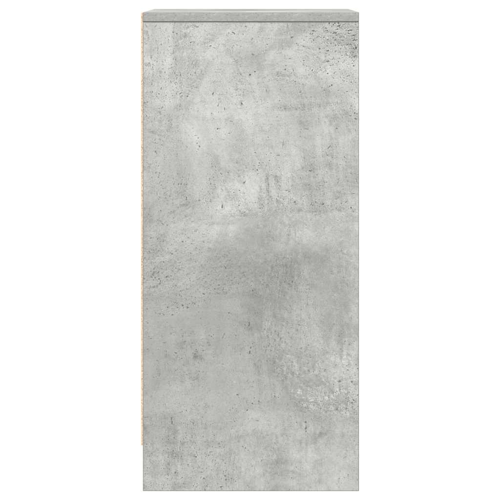 vidaXL Dressoir 29,5x34x76 cm bewerkt hout sonoma eikenkleurig - Aashly