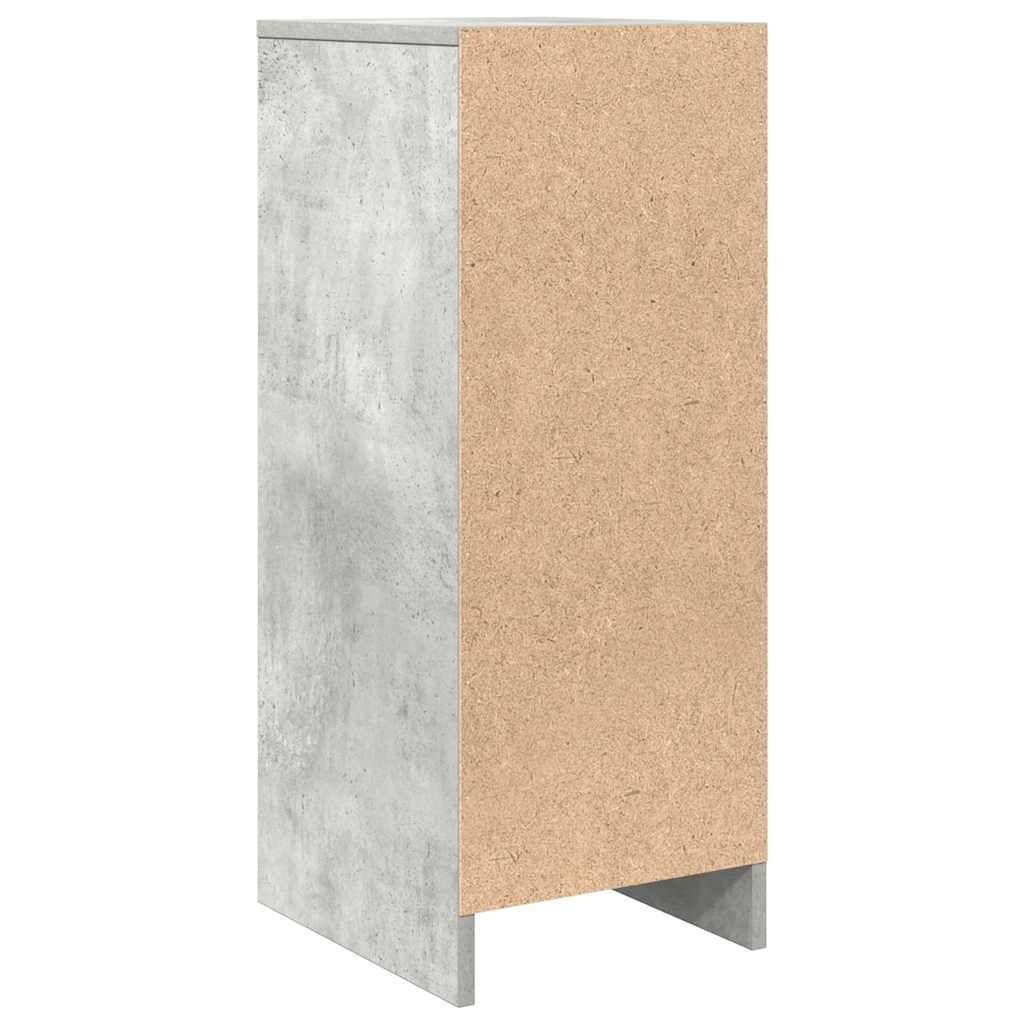 vidaXL Dressoir 29,5x34x76 cm bewerkt hout sonoma eikenkleurig - Aashly