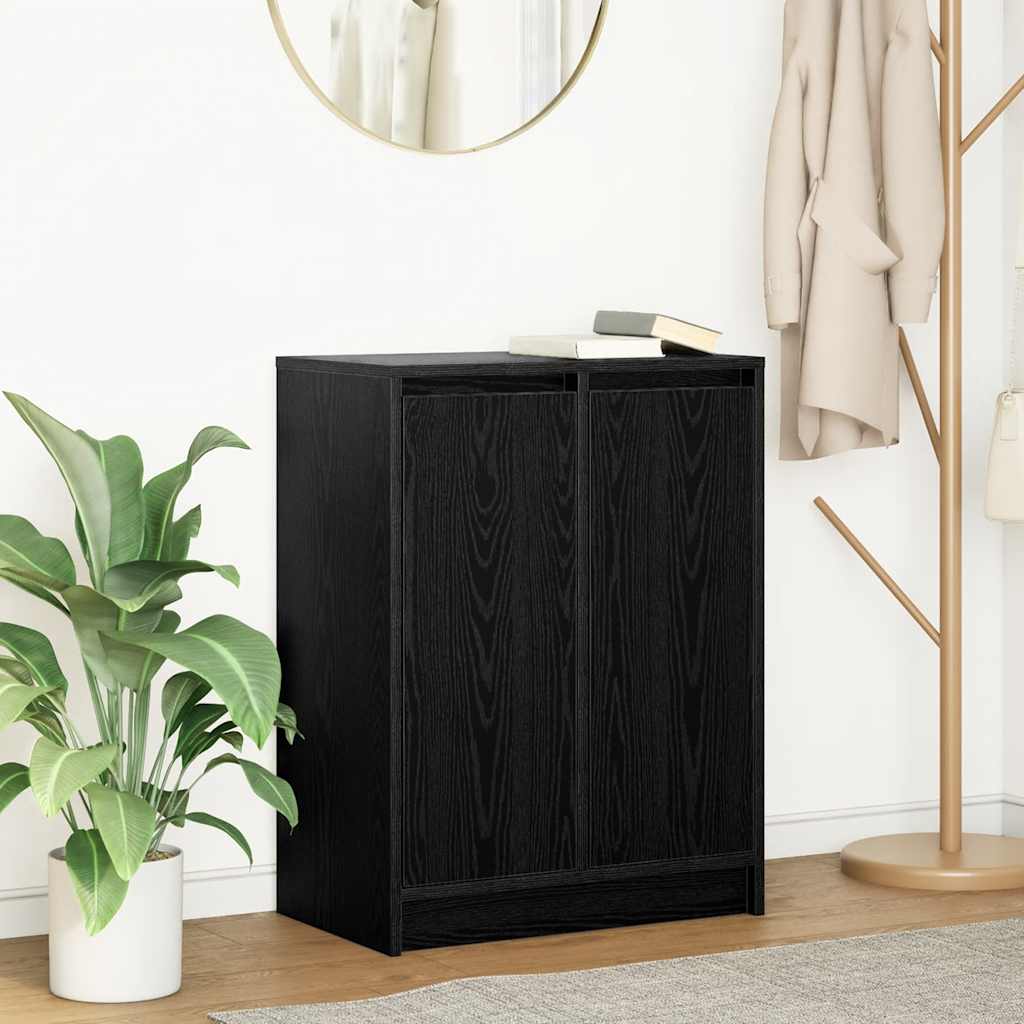 vidaXL Dressoir 57x34x76 cm bewerkt hout wit - Aashly