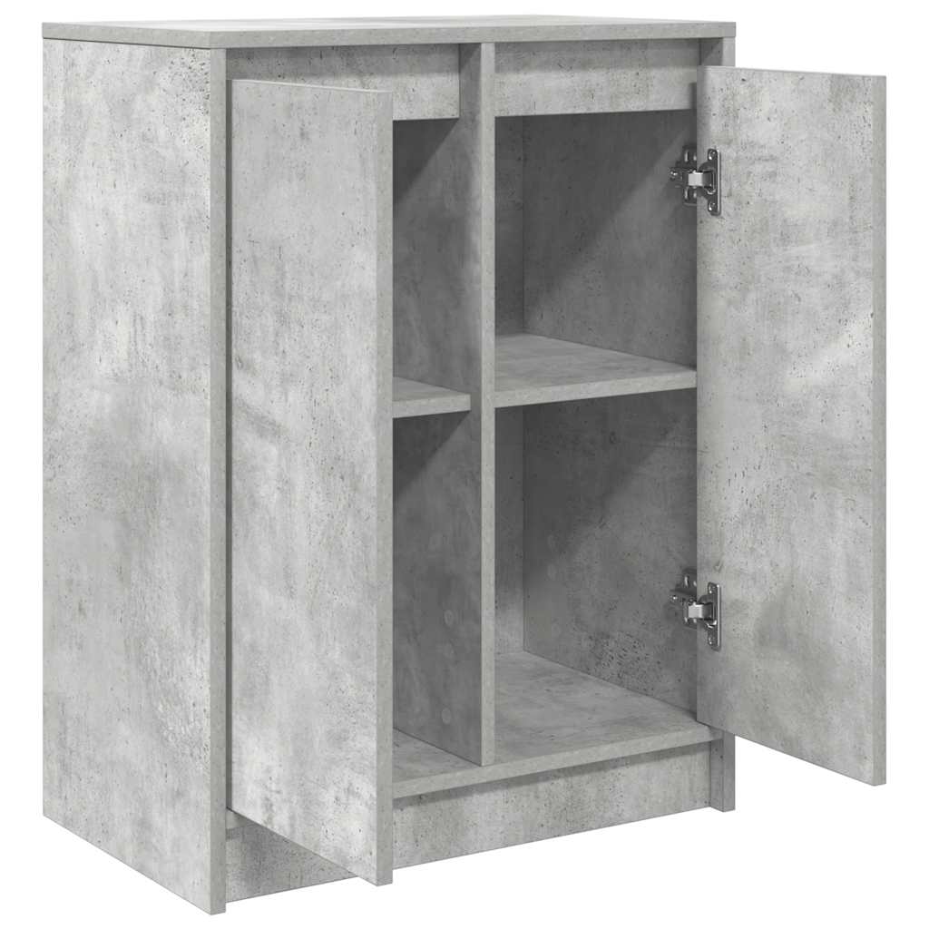 vidaXL Dressoir 57x34x76 cm bewerkt hout wit - Aashly