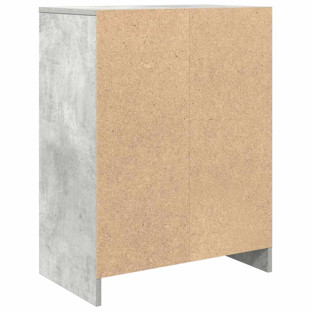 vidaXL Dressoir 57x34x76 cm bewerkt hout wit - Aashly