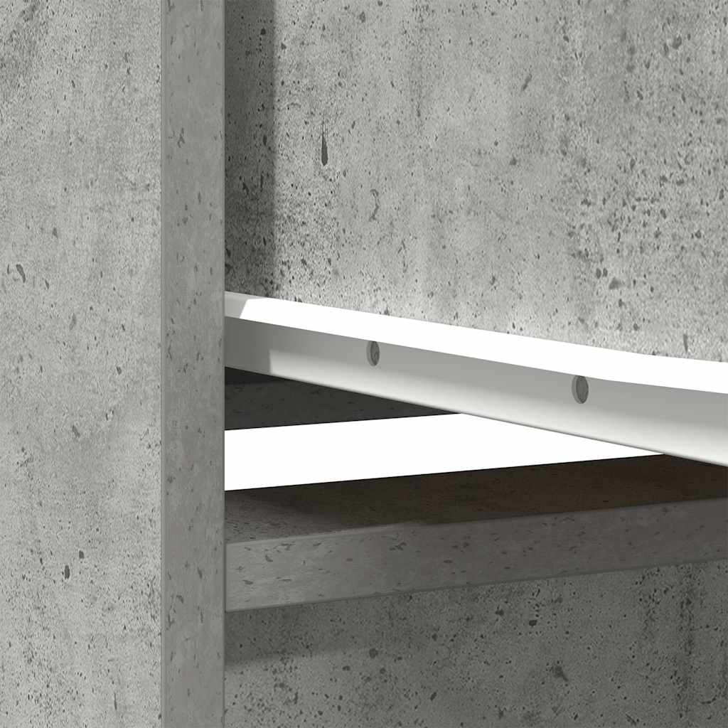 vidaXL Kast met lade 55,5x34x119,5 cm spaanplaat bruin eikenkleurig - Aashly