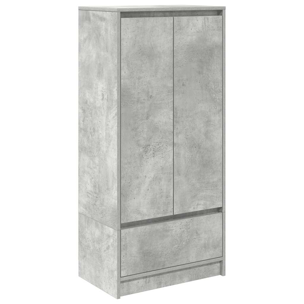 vidaXL Kast met lade 55,5x34x119,5 cm spaanplaat bruin eikenkleurig - Aashly