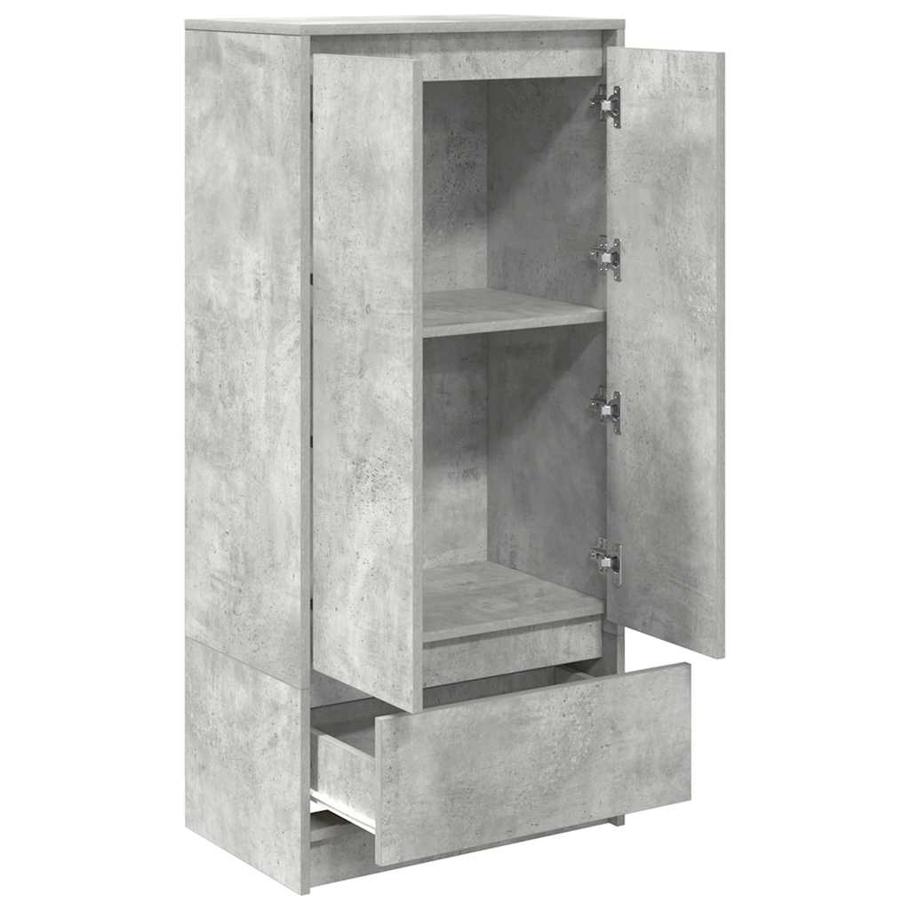vidaXL Kast met lade 55,5x34x119,5 cm spaanplaat bruin eikenkleurig - Aashly