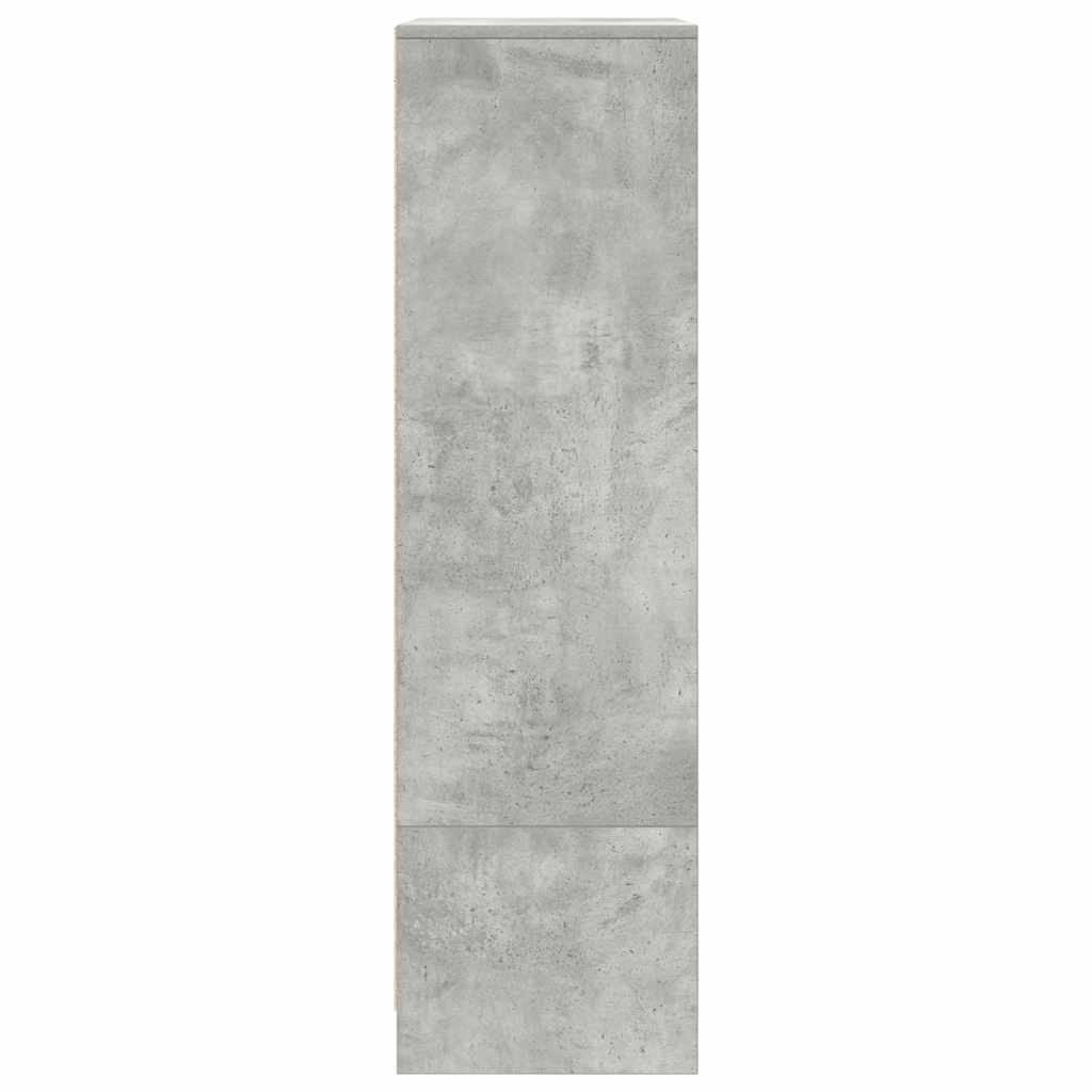 vidaXL Kast met lade 55,5x34x119,5 cm spaanplaat bruin eikenkleurig - Aashly