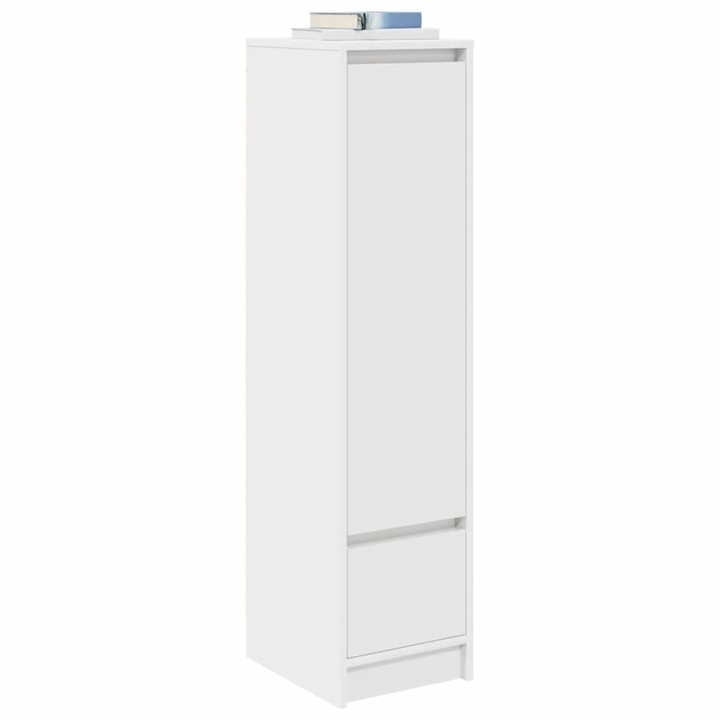 vidaXL Highboard 29,5x34x119,5 cm spaanplaat gerookt eikenkleurig - Aashly