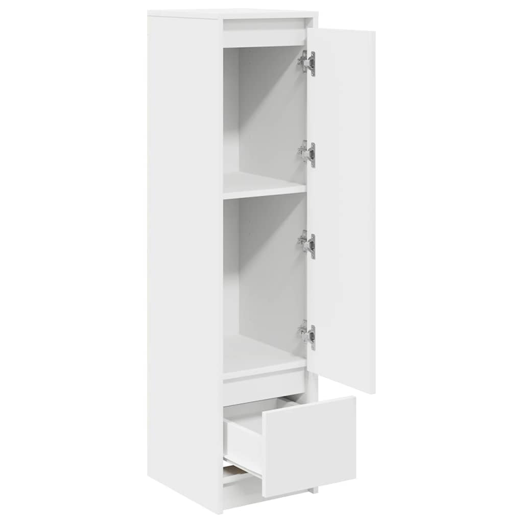 vidaXL Highboard 29,5x34x119,5 cm spaanplaat gerookt eikenkleurig - Aashly