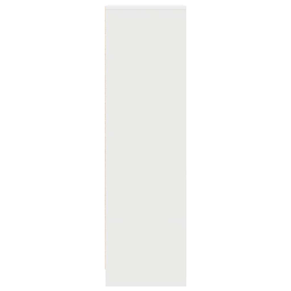 vidaXL Highboard 29,5x34x119,5 cm spaanplaat gerookt eikenkleurig - Aashly