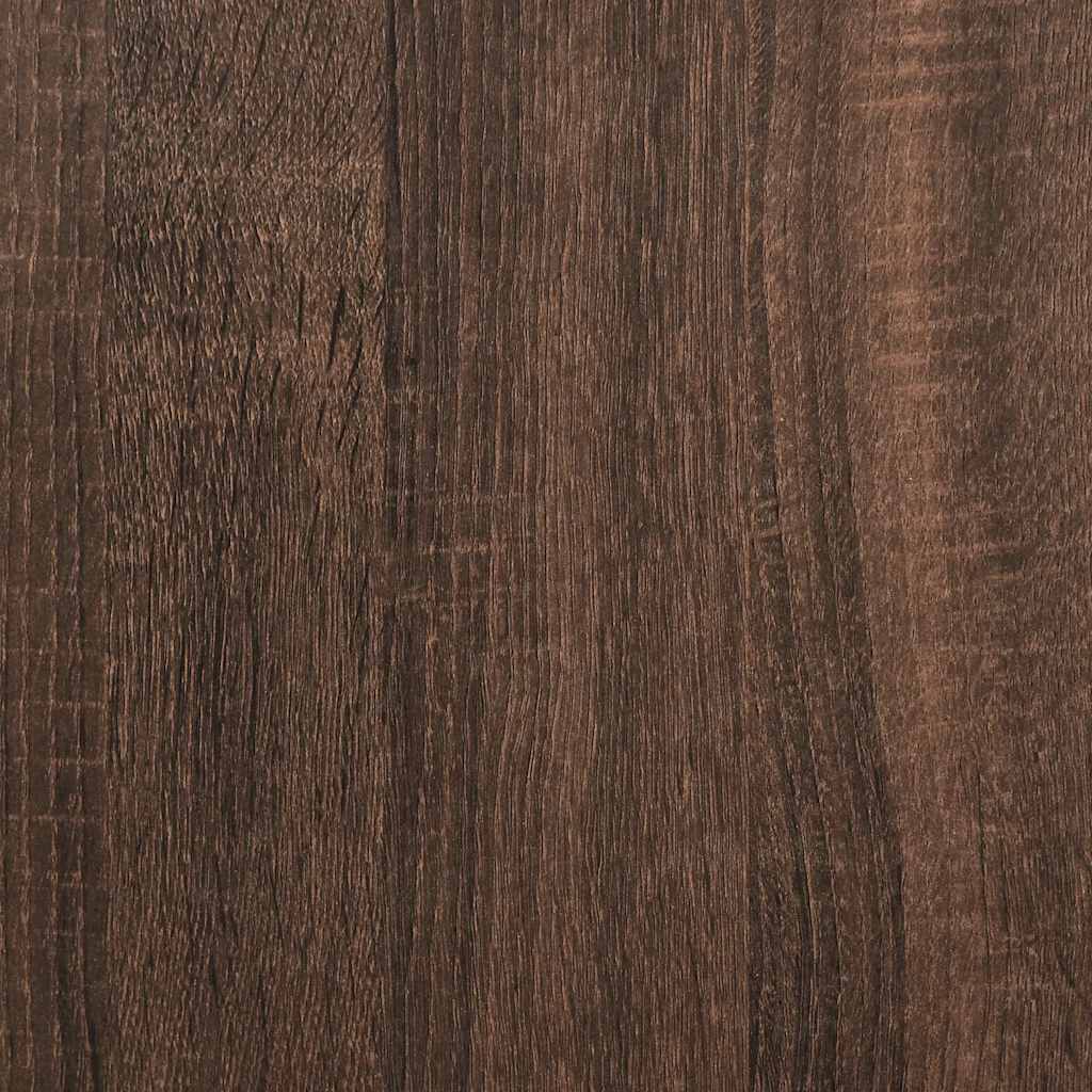 vidaXL Dressoir 37,5x35x99 cm spaanplaat ambachtelijk eikenkleurig - Aashly