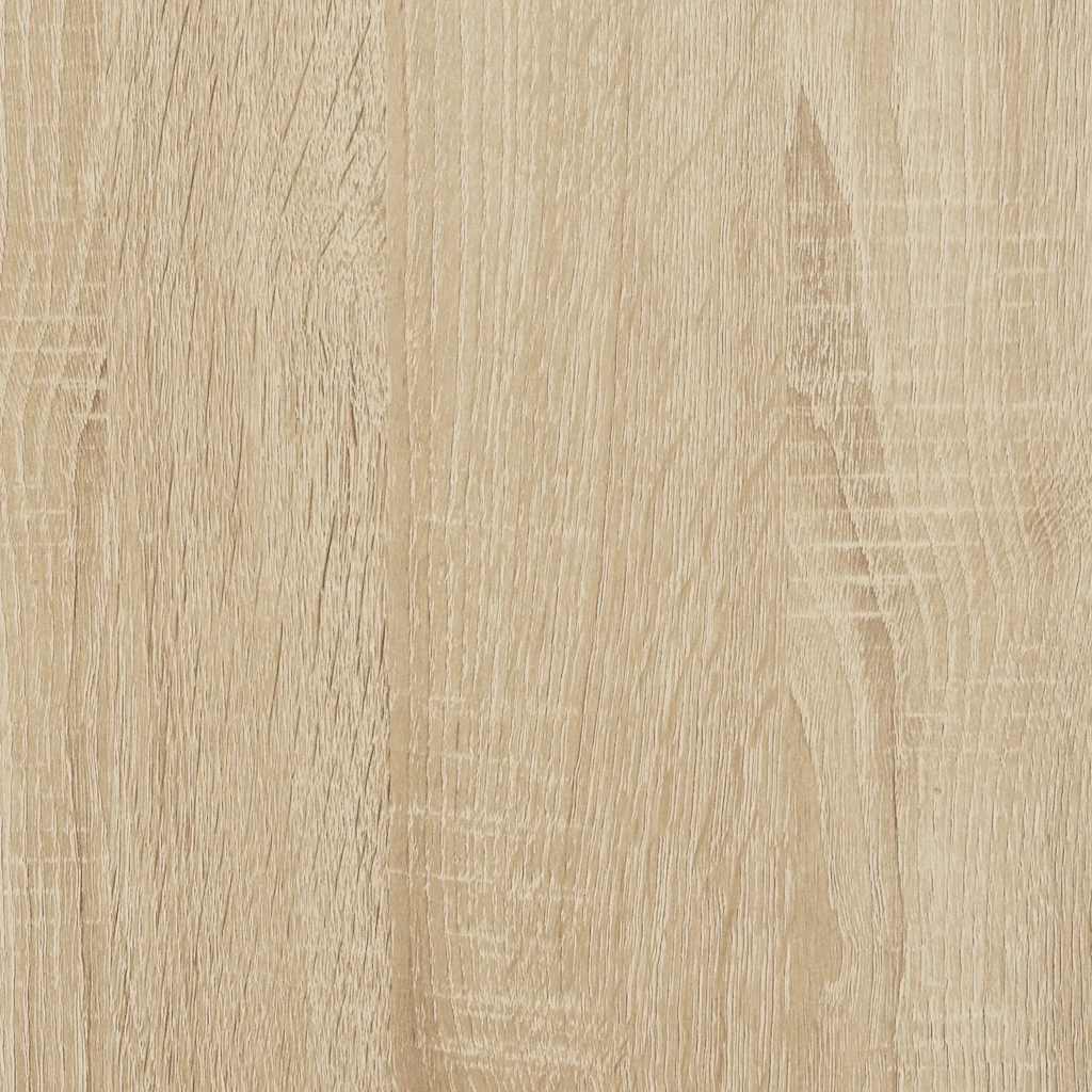 vidaXL Dressoir met lades 37,5x35x99 cm spaanplaat bruin eikenkleurig - Aashly